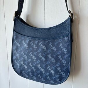 Coach Emery Crossbody with Horse and Carriage Print - Blue
